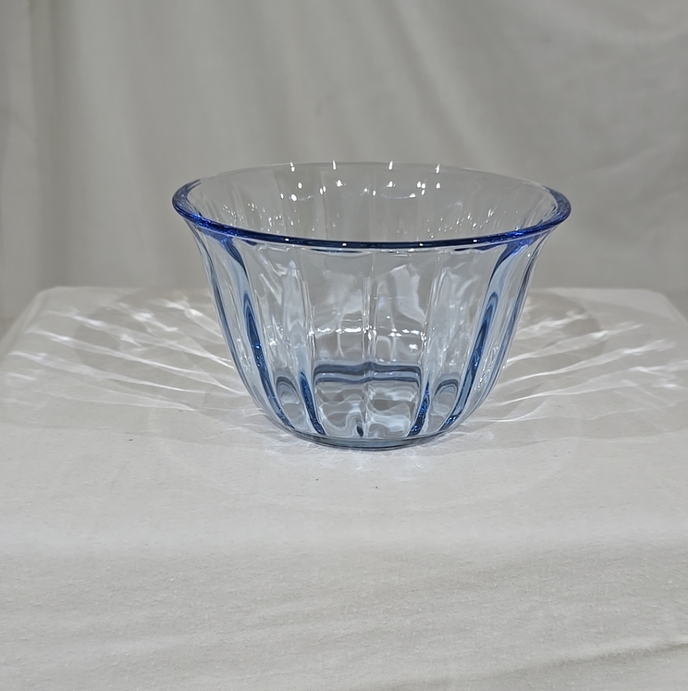 Elegant Blue Glass Bowl
